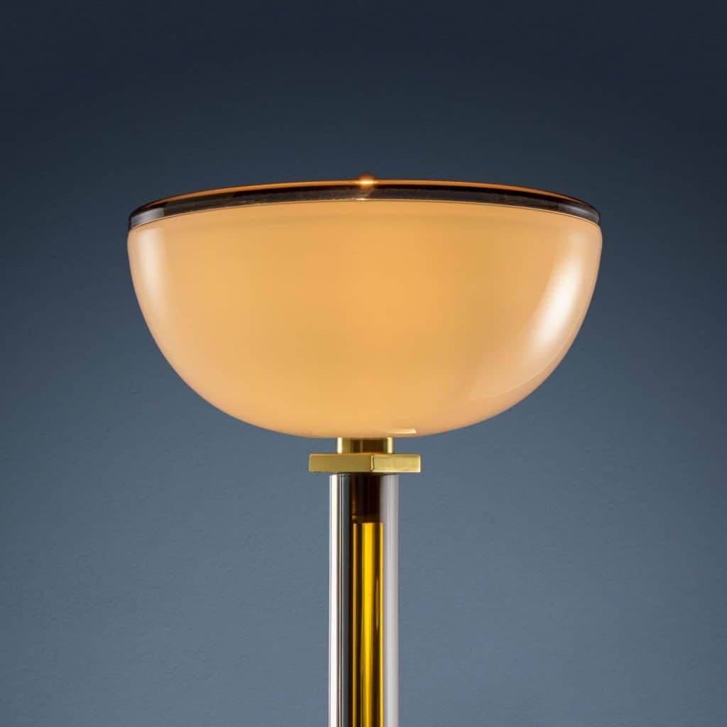 Tolboi floor lamp by Venini, detail.