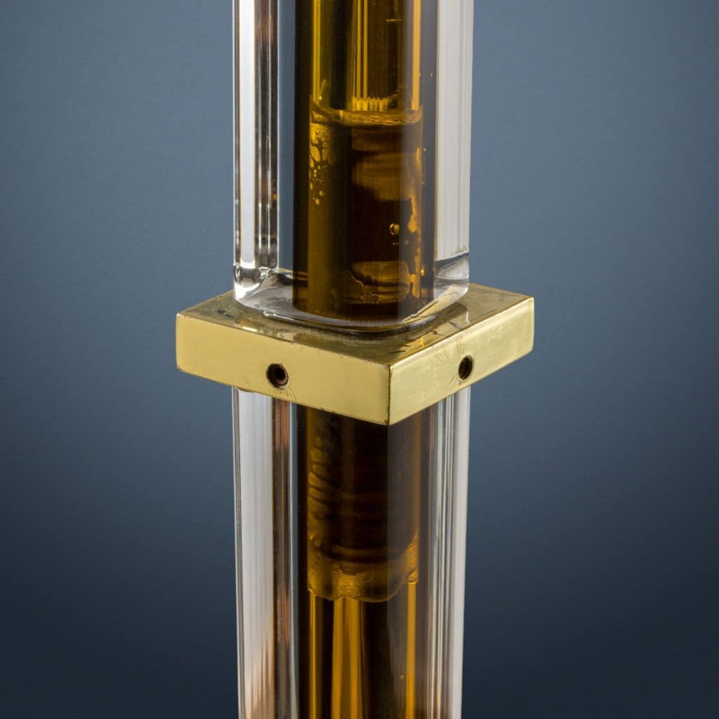 Tolboi floor lamp by Venini, detail.