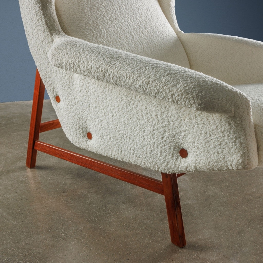 Armchair 877 by Gianfranco Frattini, detail.