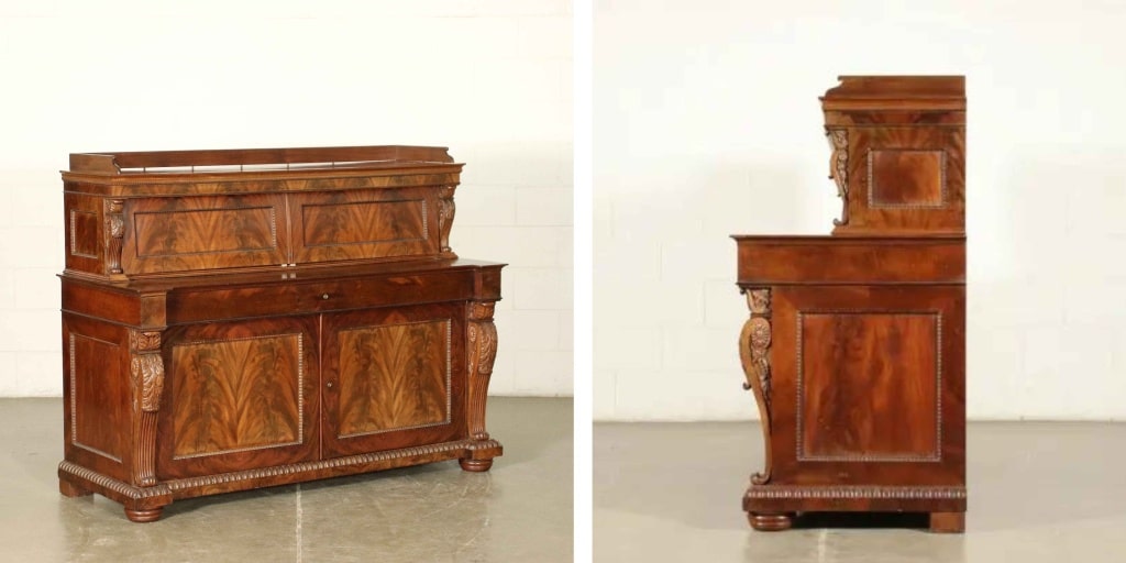 Scrivania con segreti - Scrittoio credenza